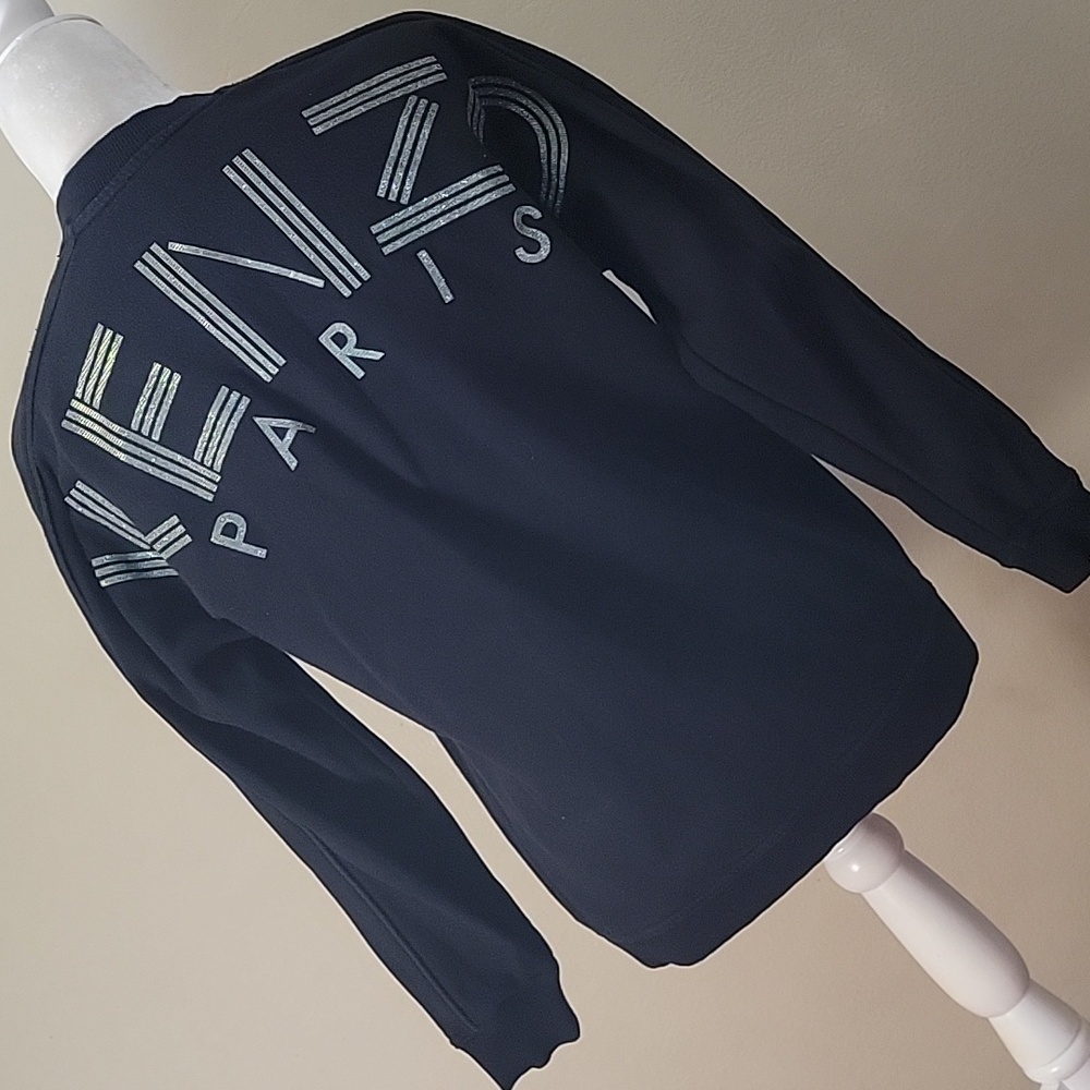 Kenzo Black V-Neck Sweater